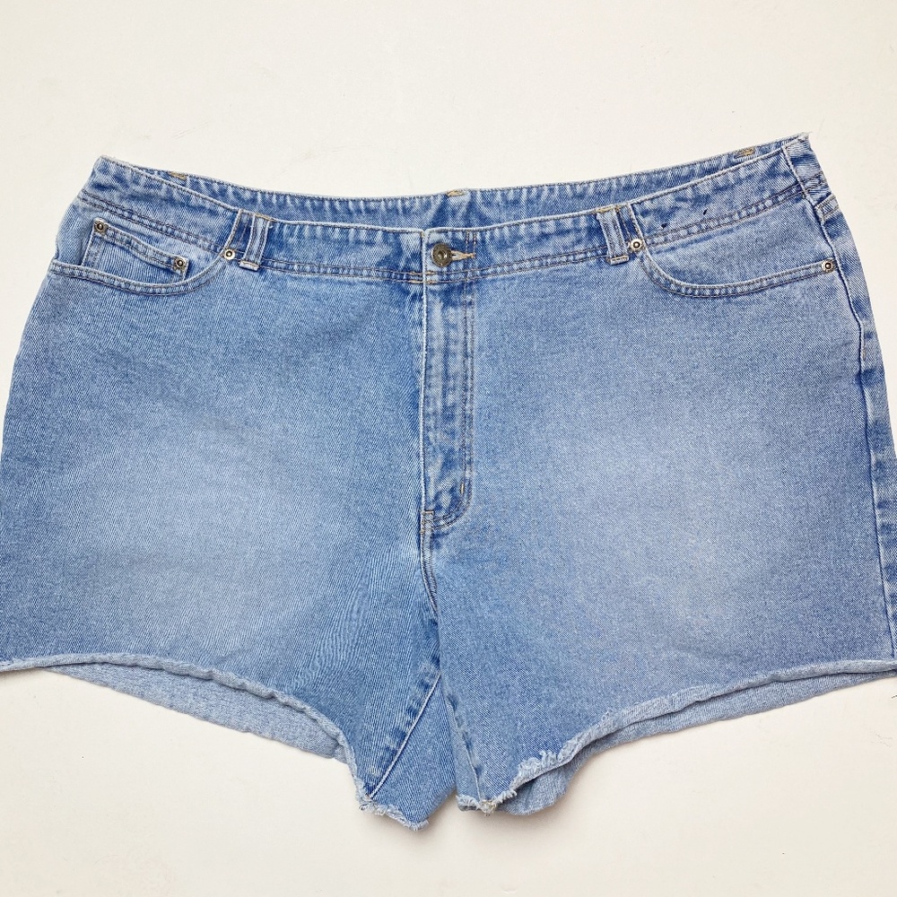 Venezia Jeans High Rise Cut Off Jean Shorts Sz 22
